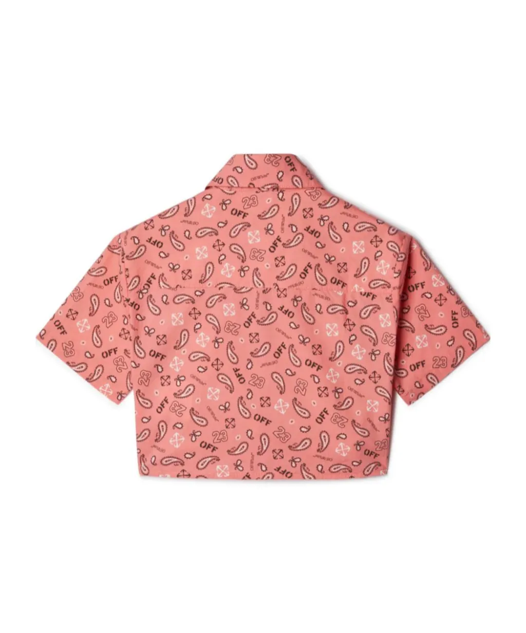 Bandana-Print Cotton Shirt