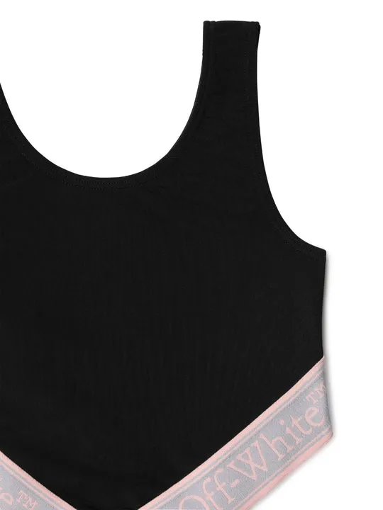 Bookish Logo-Trim Swimsuit