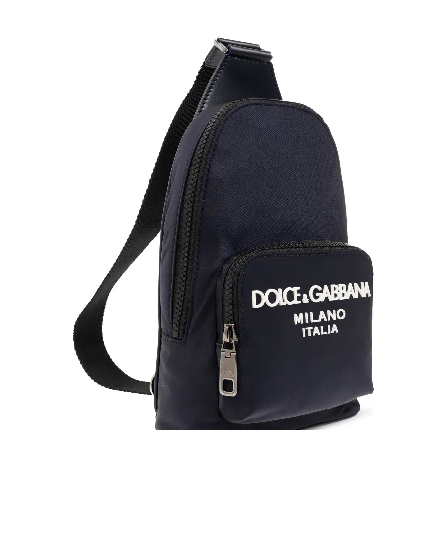 Dolce & Gabbana Logo-Embossed Zipped Belt Bag
