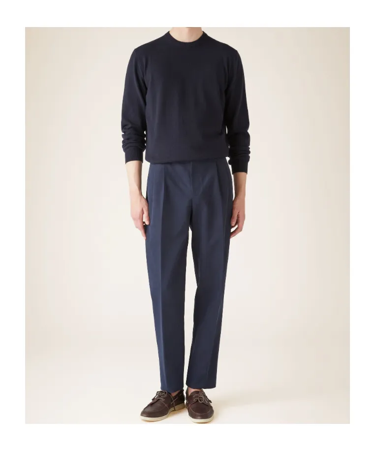 Cashmere Round-Neck Pullover