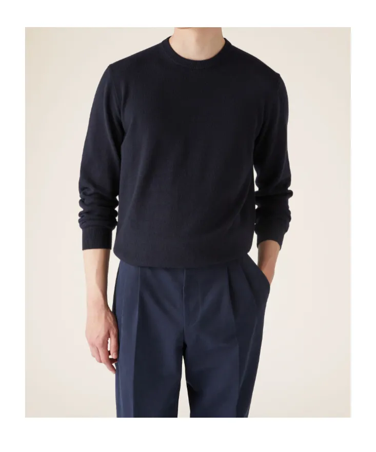 Cashmere Round-Neck Pullover