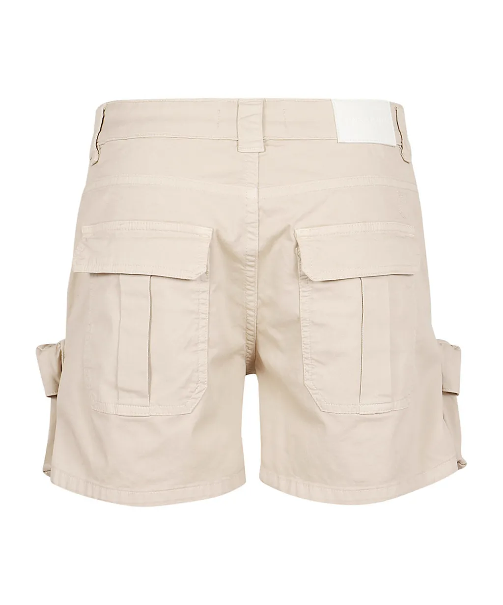 Pinko Low-Waist Thigh-Length Cargo Shorts