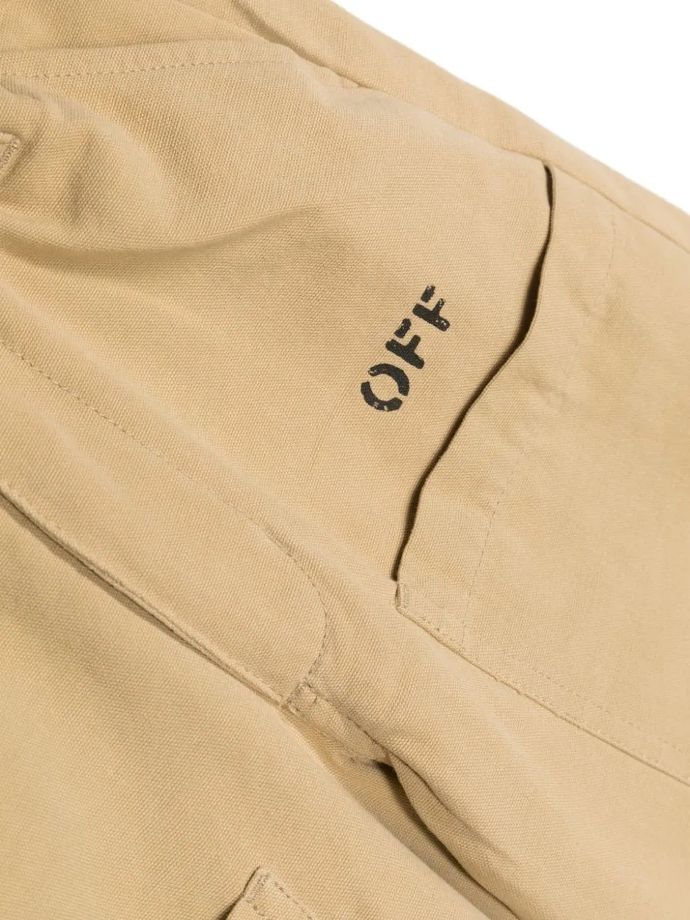 Off-White Kids Diag-Stripe Printed Shorts