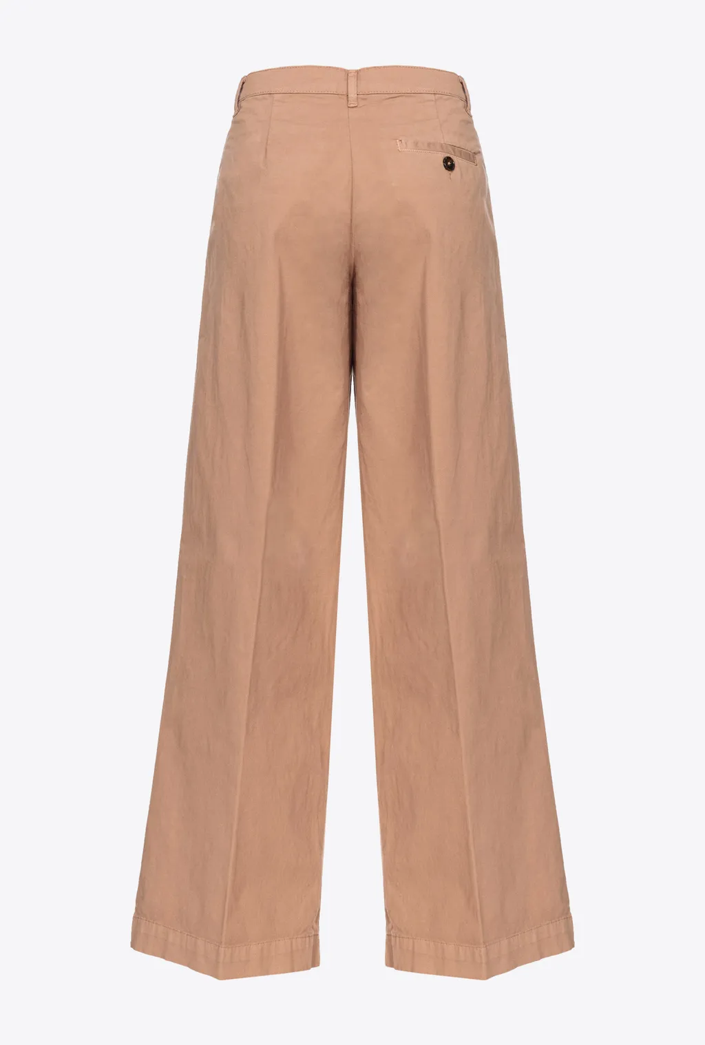 Wide-Leg Cotton Trousers