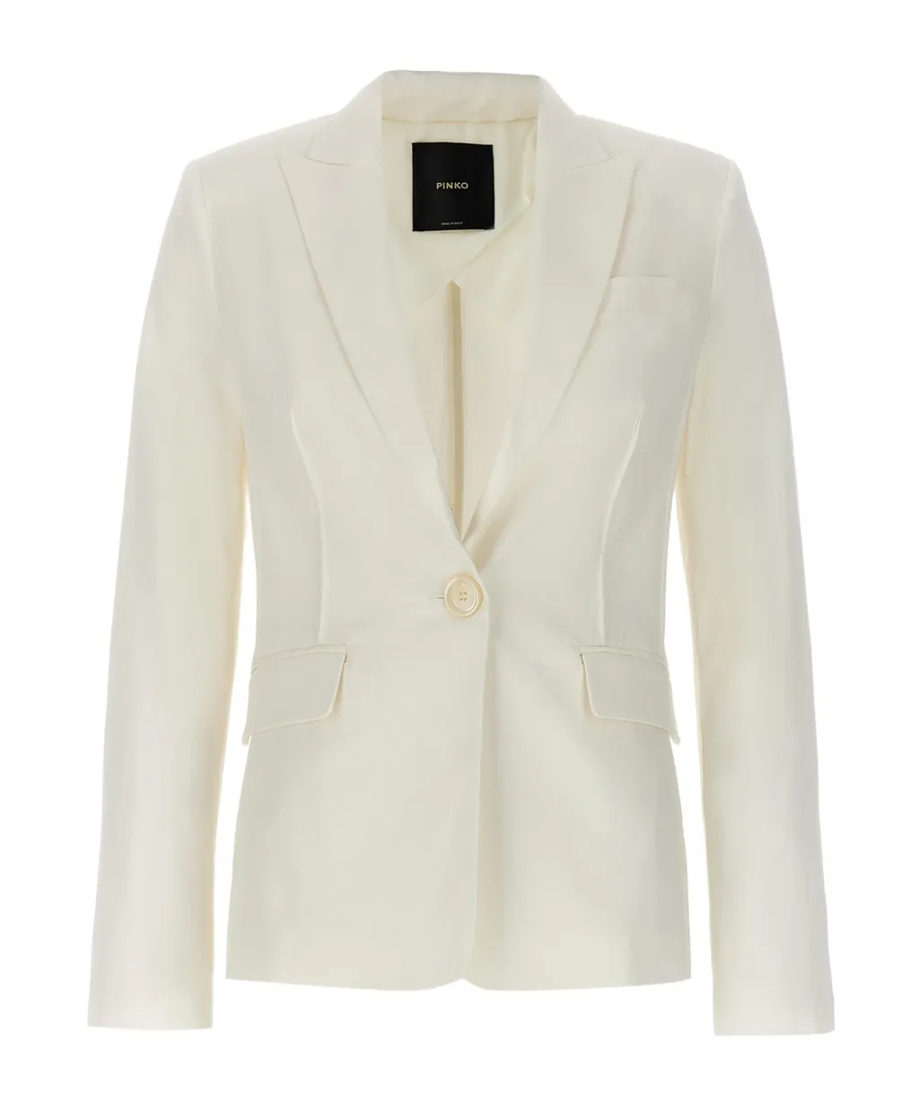Pinko Single-Breasted Tailored Blazer