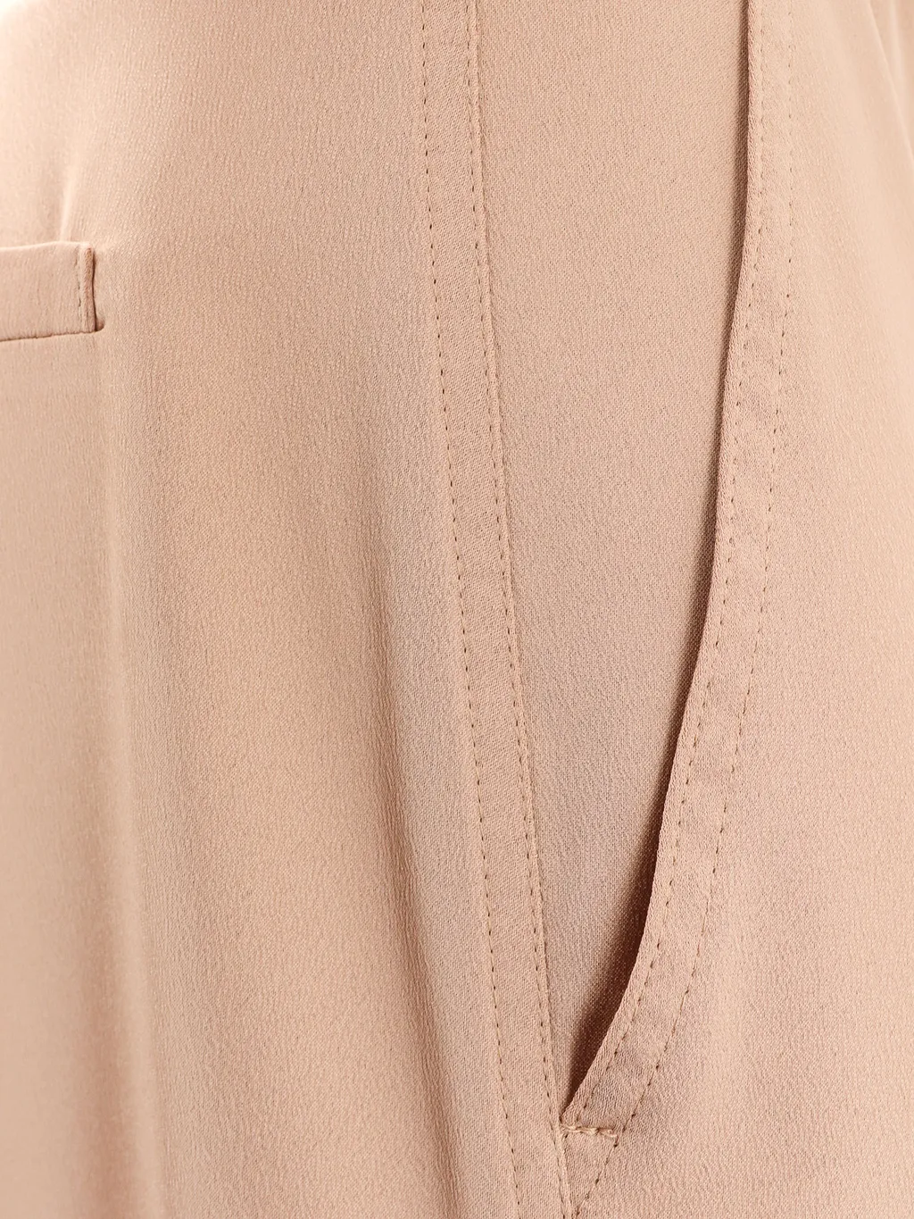 Pinko Georgette-Crepe Mid-Rise Cargo Trousers