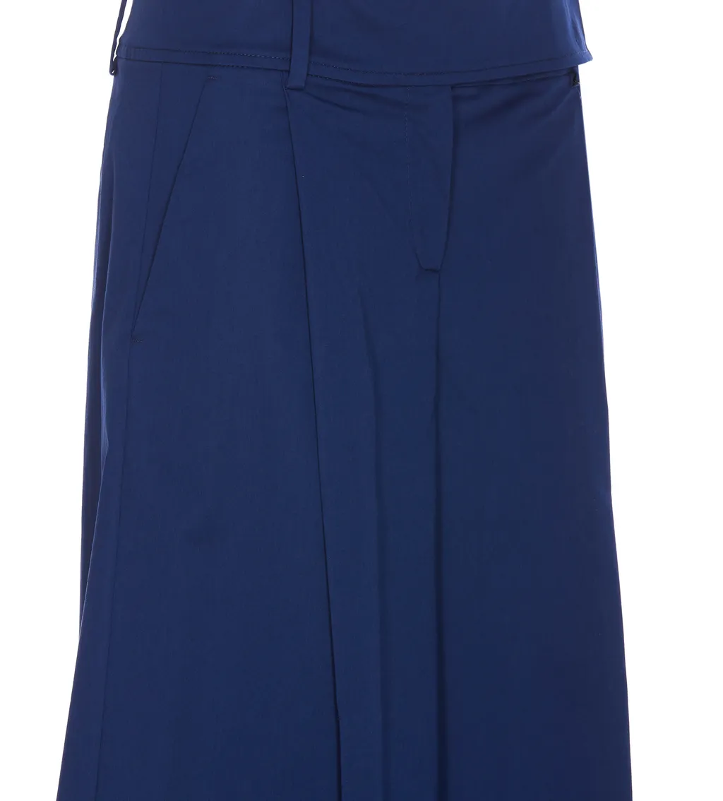 Pinko Extra-Wide Satin Trousers