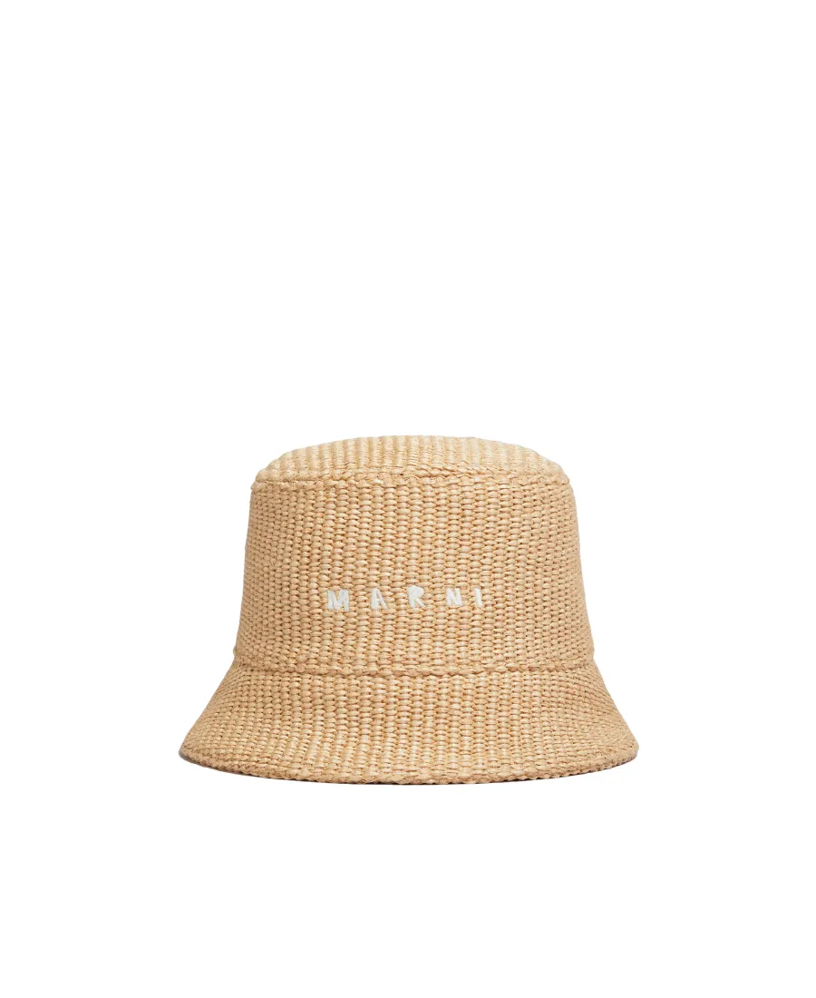 Marni Logo Embroidered Flat-Peak Bucket Hat