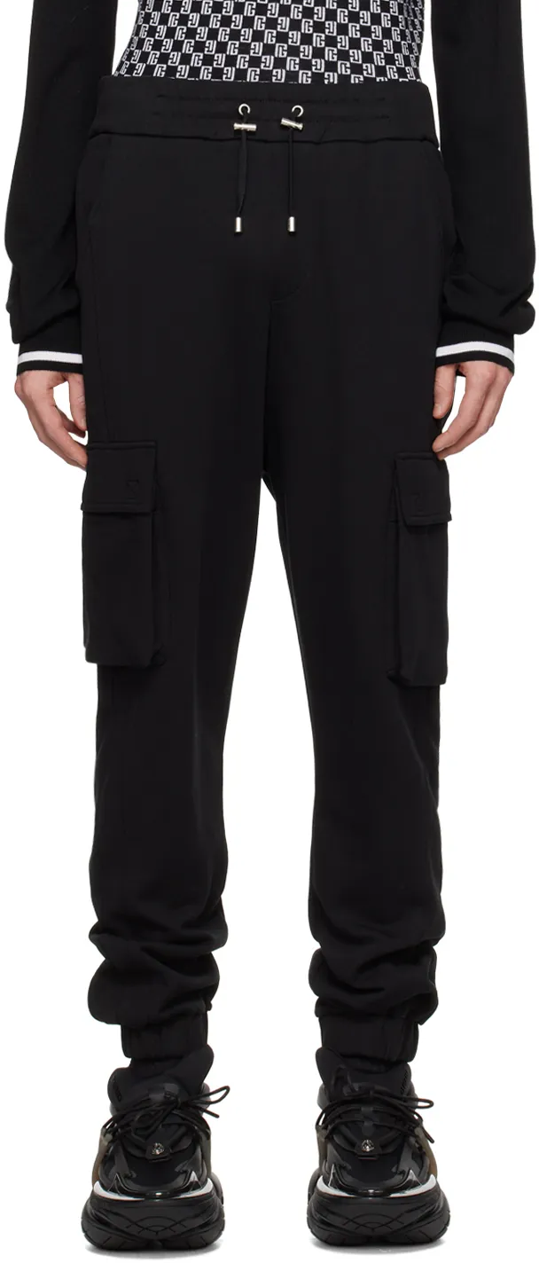 Balmain Pocket Detailed Drawstring Cargo Trousers