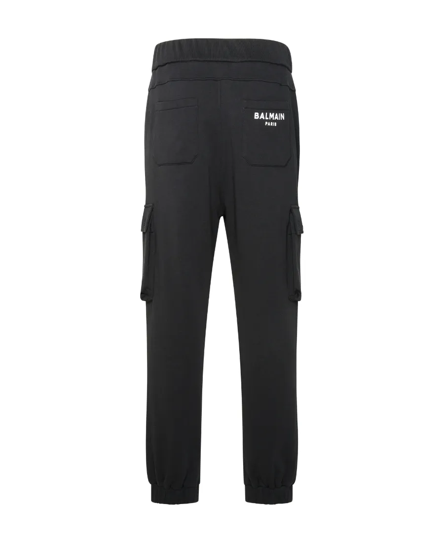 Balmain Pocket Detailed Drawstring Cargo Trousers