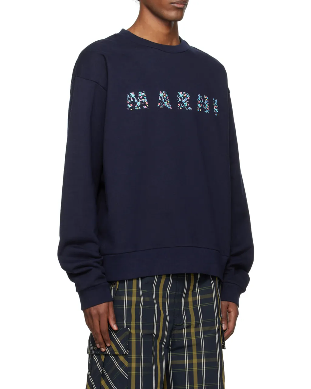 Marni Logo Printed Crewneck Sweatshirt