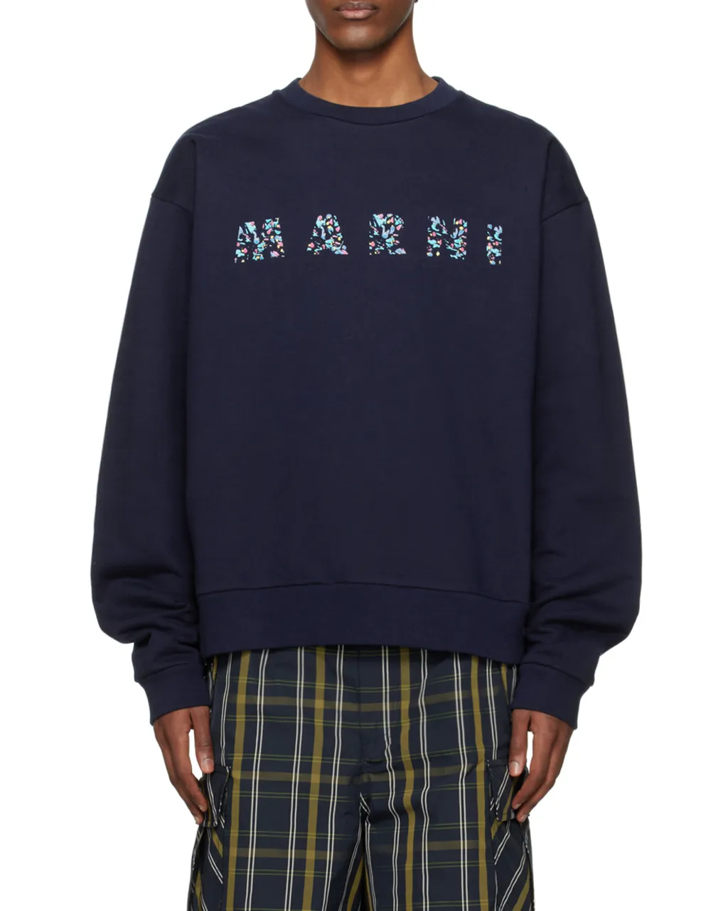 Marni Logo Printed Crewneck Sweatshirt