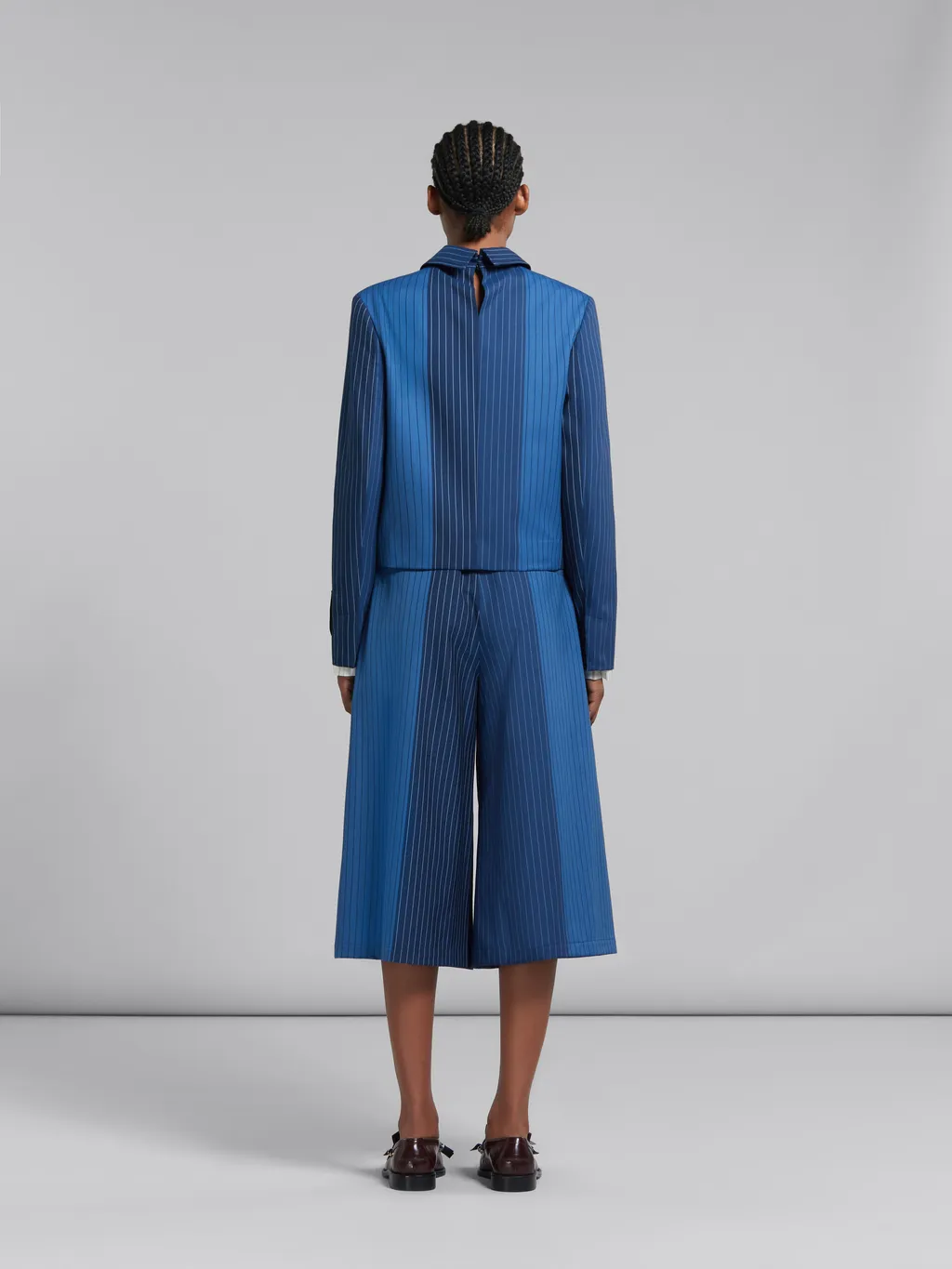 Marni Pinstriped Shirt Jacket