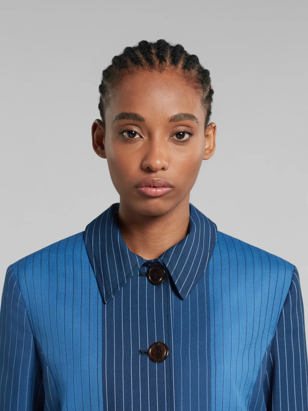 Marni Pinstriped Shirt Jacket