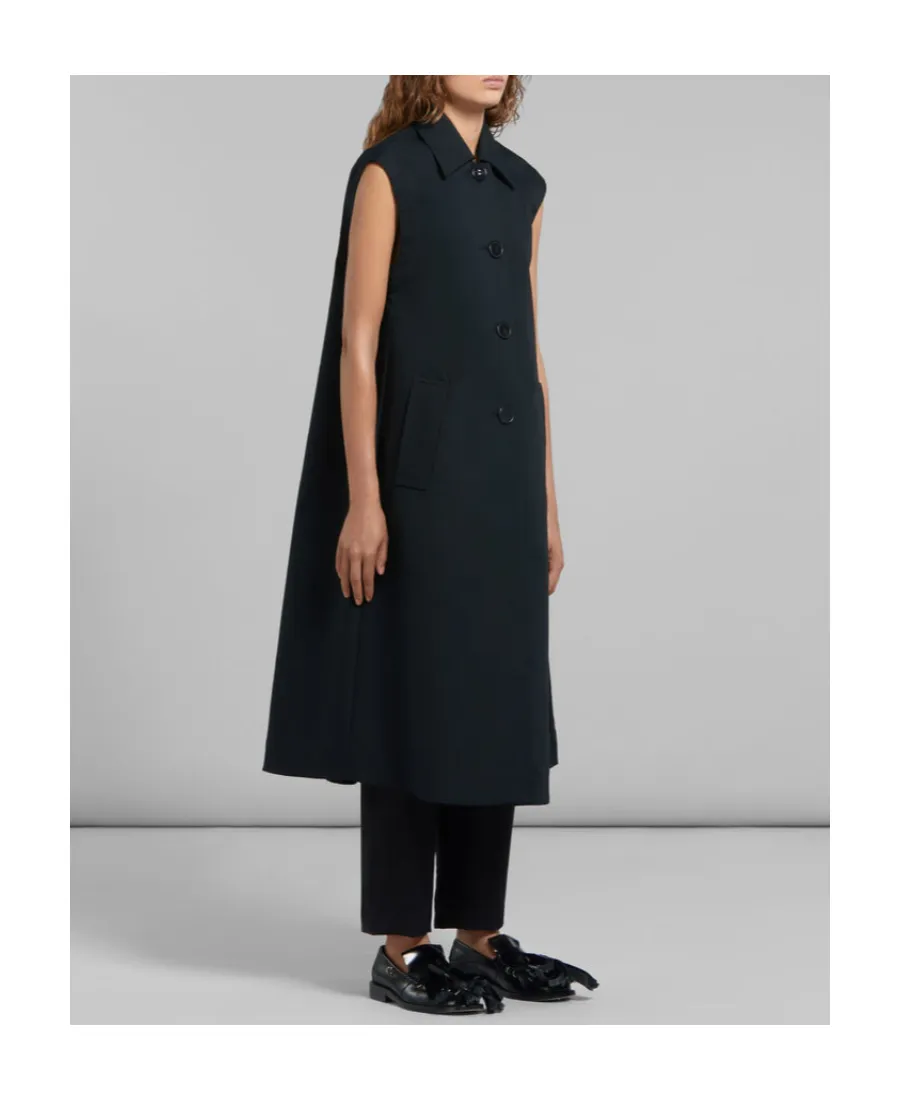 Marni Sleeveless Button-Up Coat