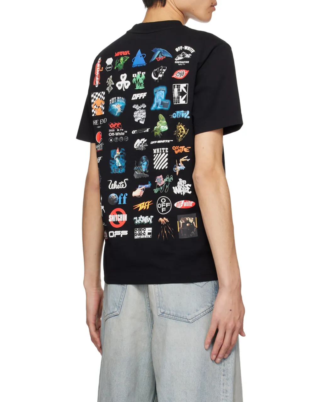 Off-White Graphic Printed Crewneck T-Shirt