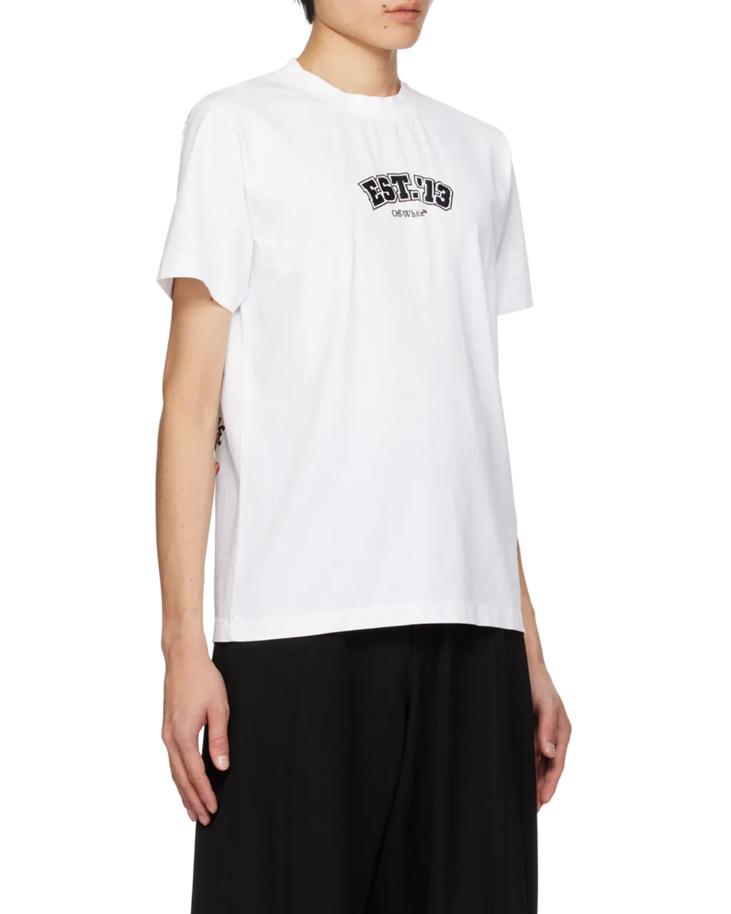 Off-White Graphic Printed Crewneck T-Shirt