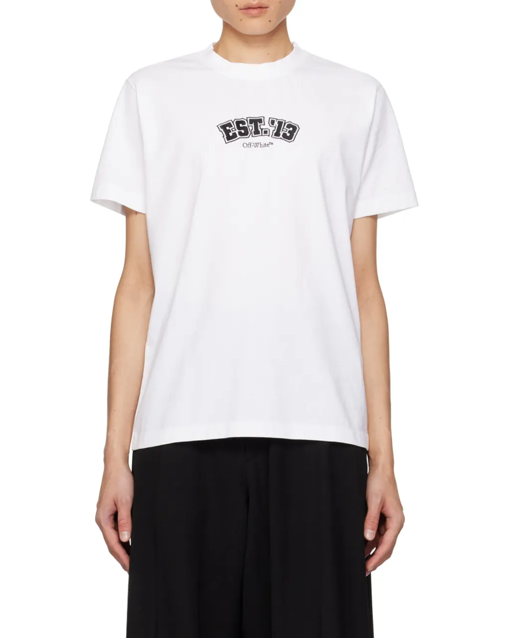 Off-White Graphic Printed Crewneck T-Shirt
