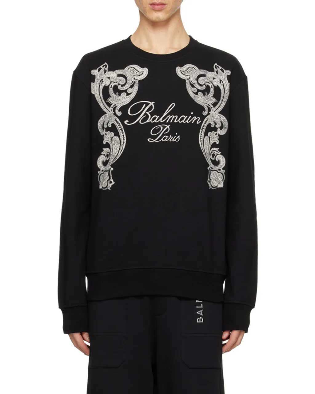 Balmain Signature Paisley Sweatshirt
