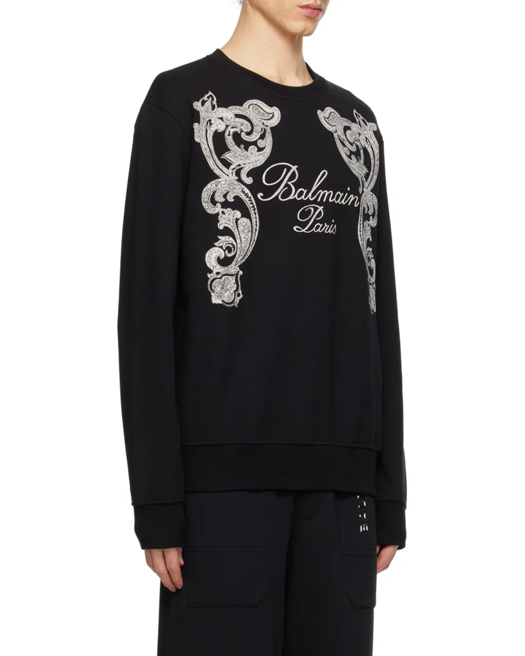 Balmain Signature Paisley Sweatshirt