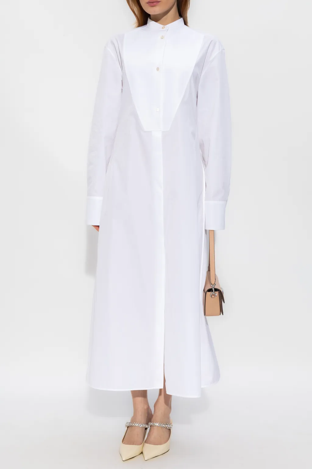 Jil Sander Long Sleeved Shirt Dress