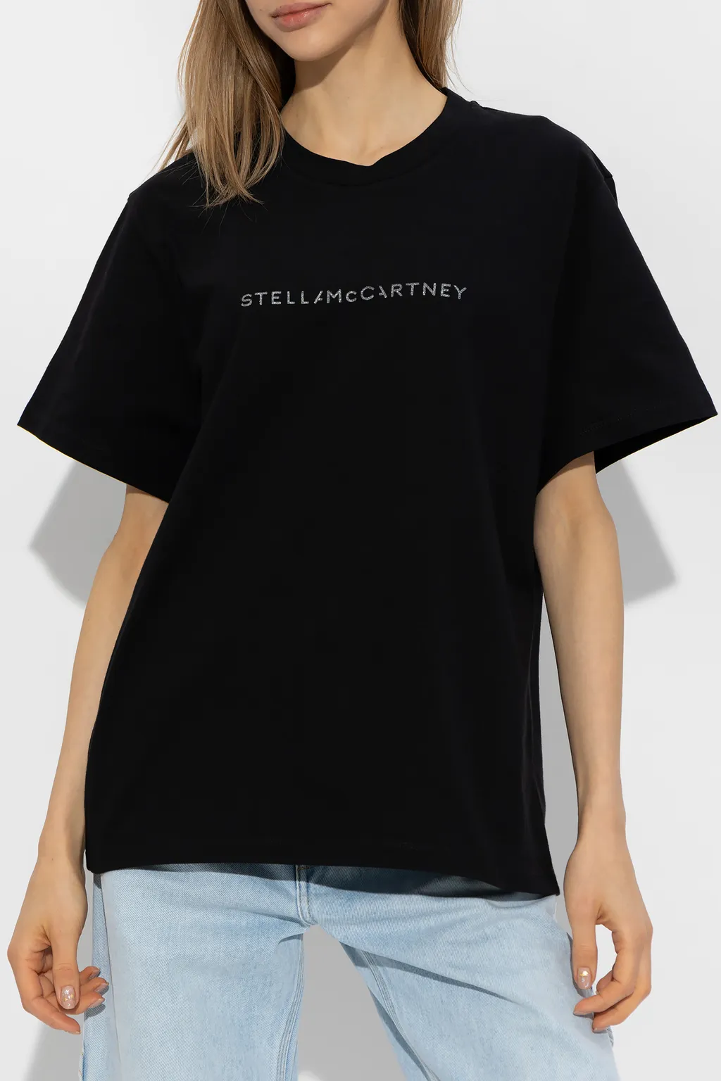 Stella Mccartney Logo Printed Crewneck T-Shirt