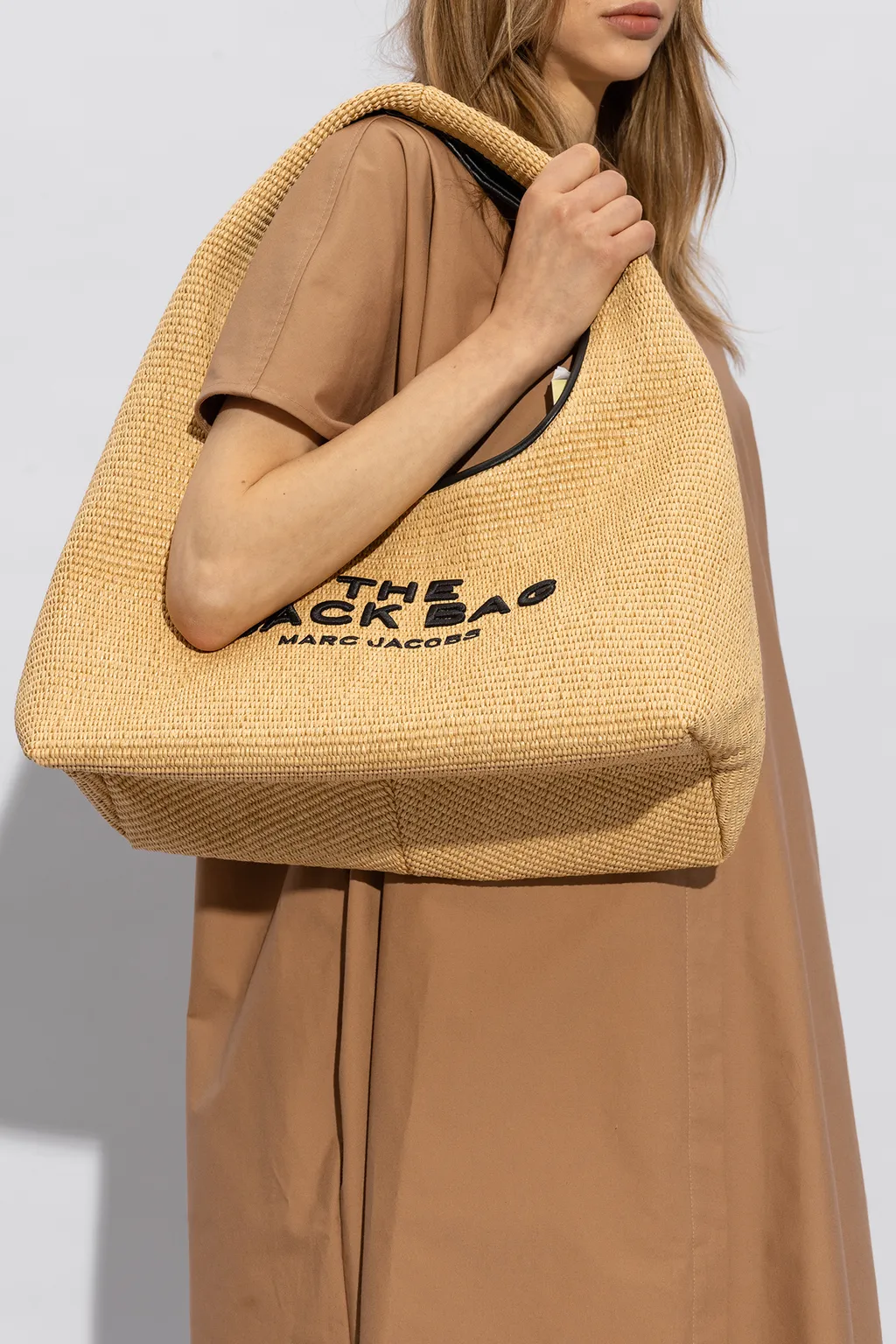 Marc Jacobs The Sack Logo Embroidered Shoulder Bag