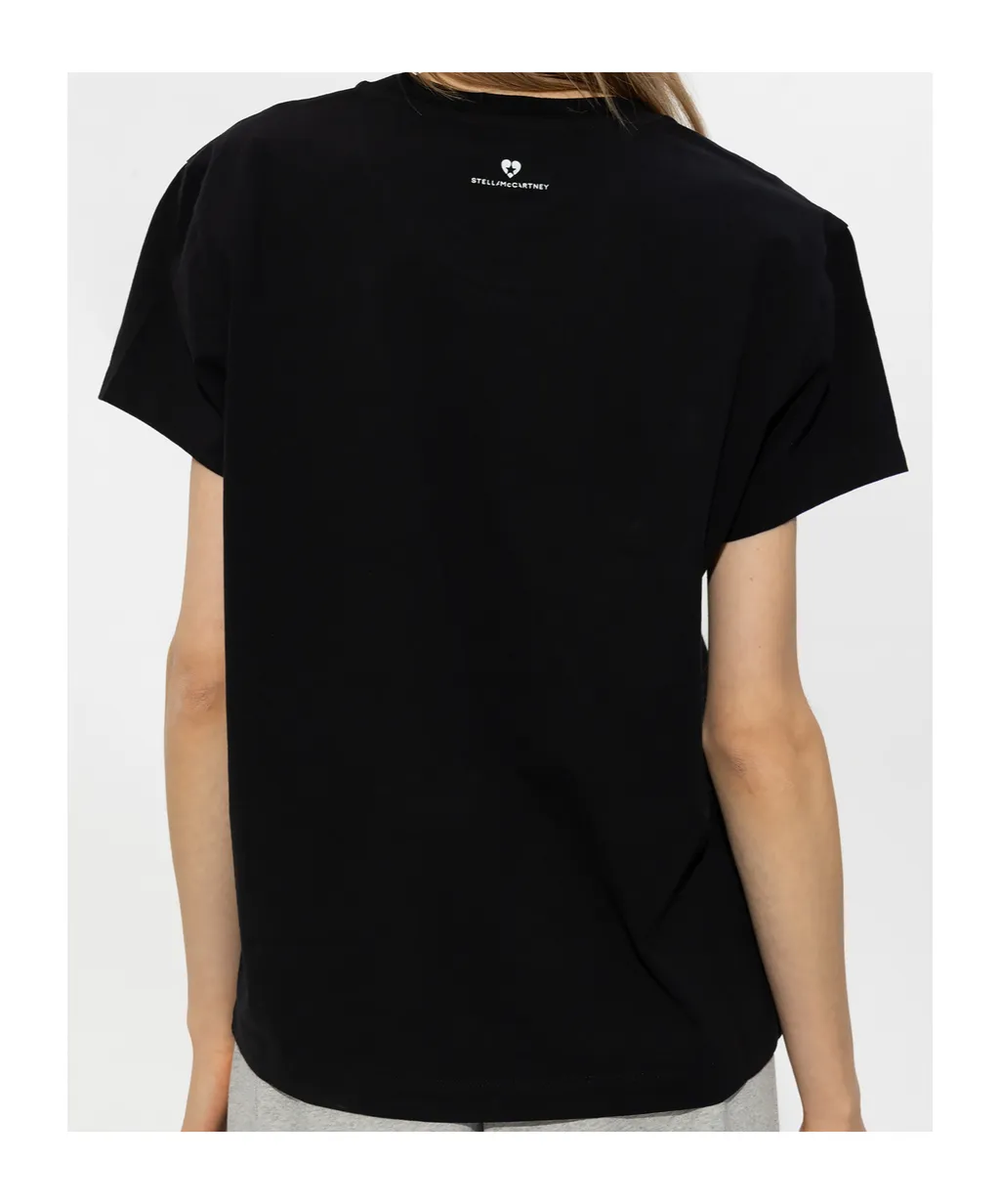Stella Mccartney Logo Printed Crewneck T-Shirt