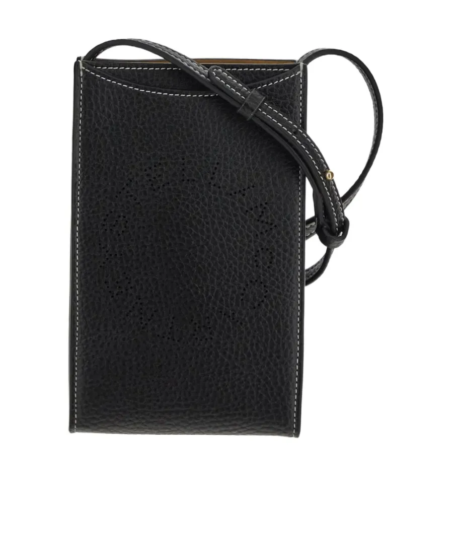 Stella Mccartney Logo Perforated Phone Pouch