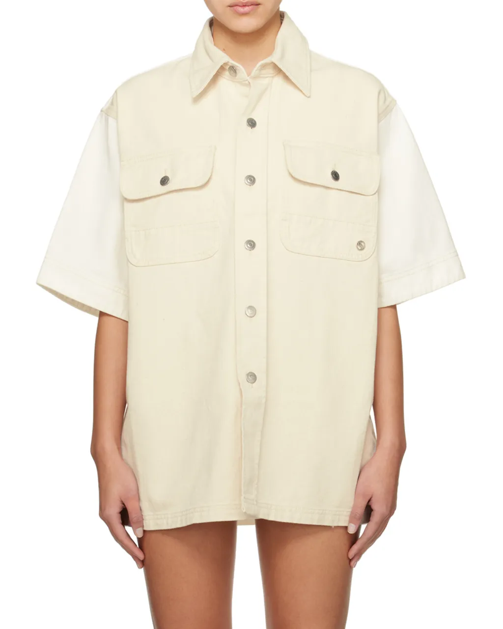 Stella Mccartney Oversized Utility Denim Shirt