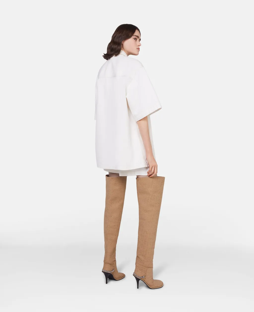 Stella Mccartney Oversized Utility Denim Shirt