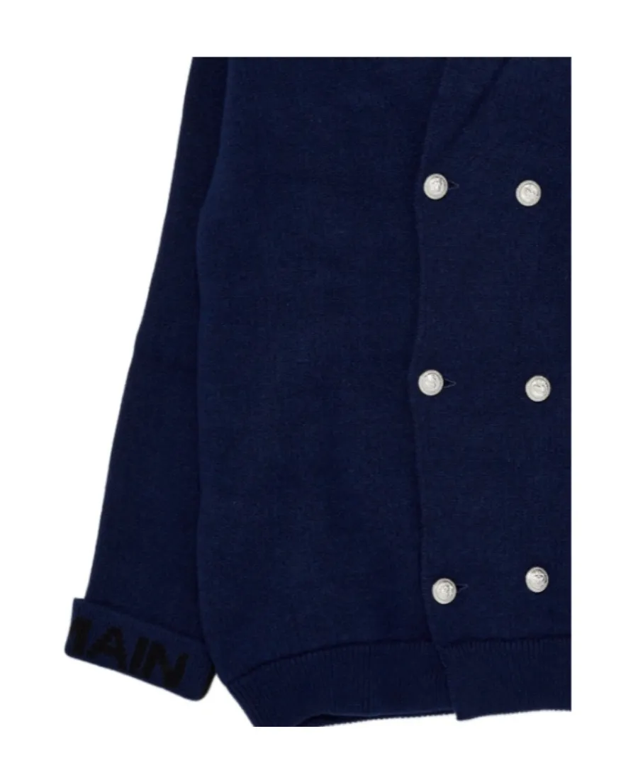 Double-Breasted Hooded Jacket