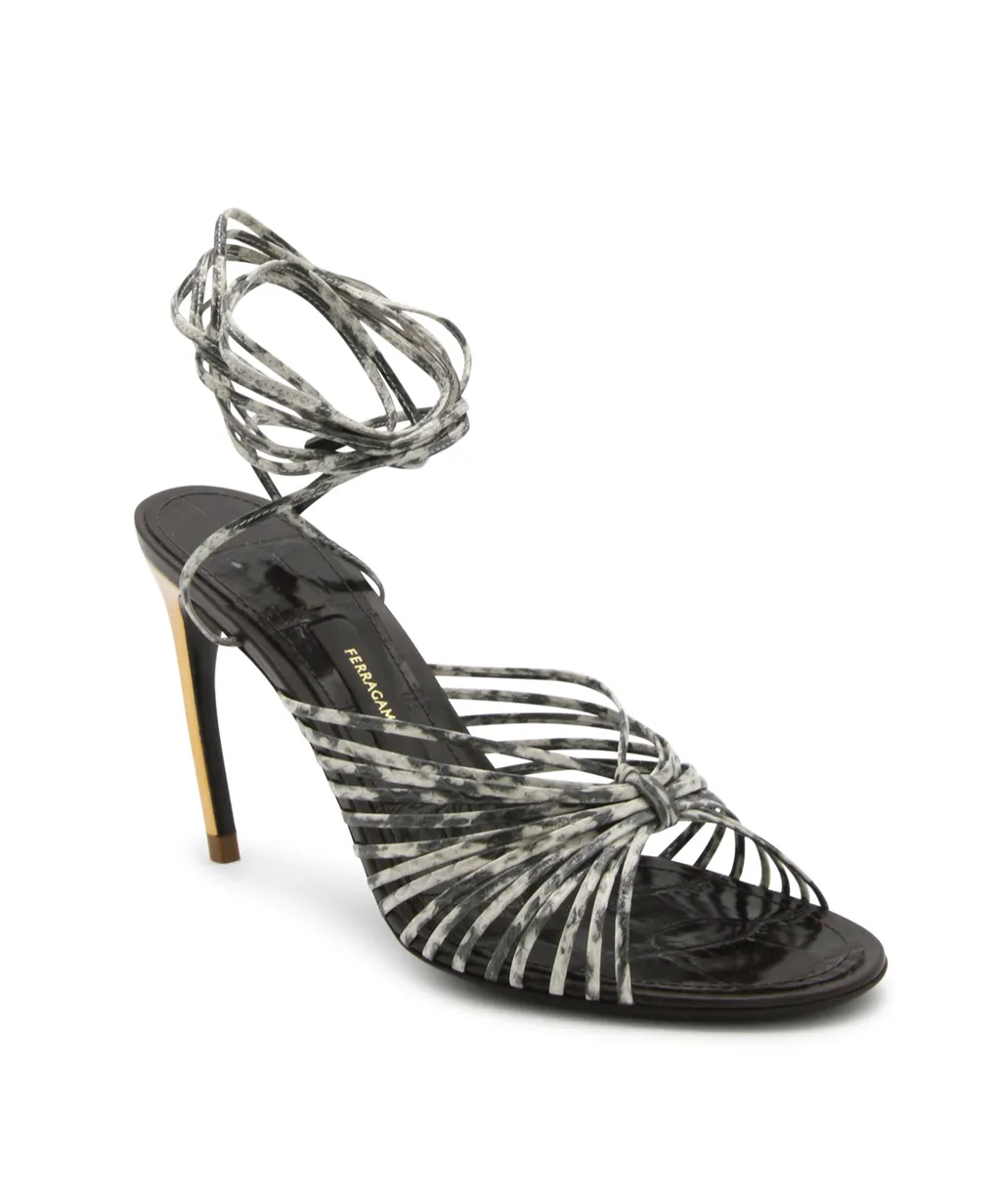 Curved Heel Sandals