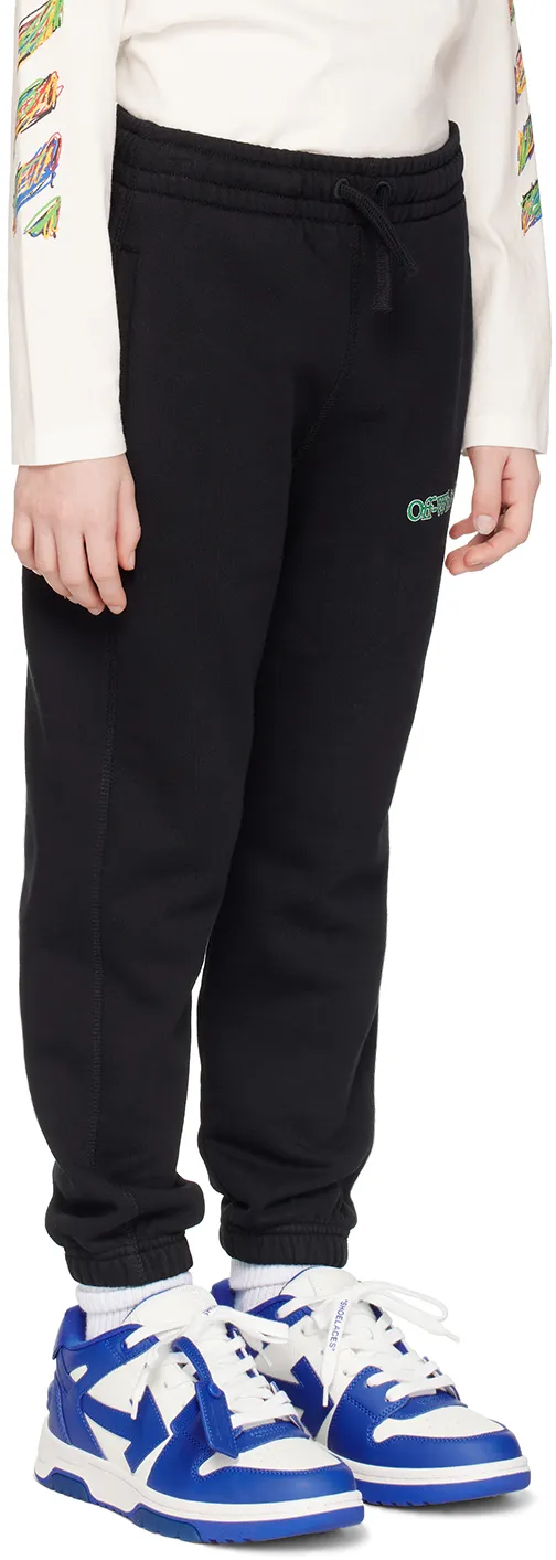 Off-White Kids Big Bookish Straight Leg Track Pants