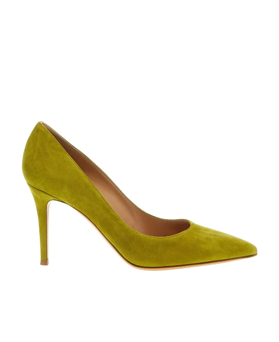 Gianvito Rossi Pointed-Toe Slip-On Pumps