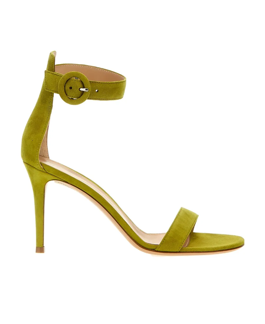 Gianvito Rossi Portofino Ankle Buckled Sandals