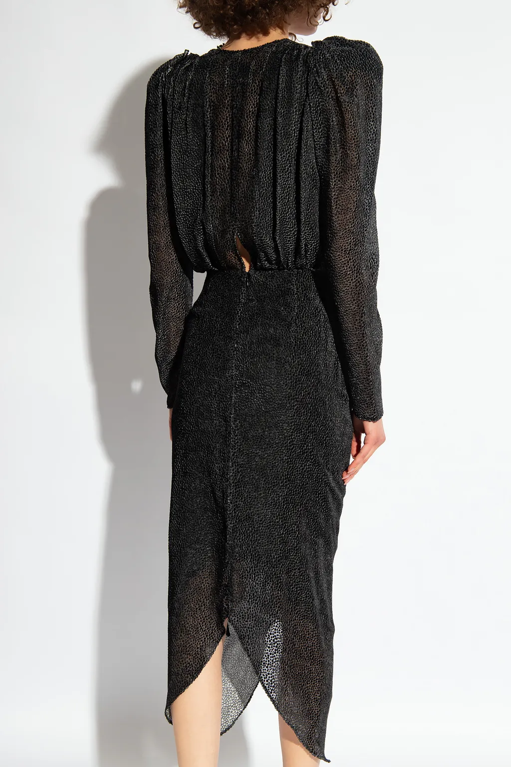Maray Velvet Silk Midi Dress