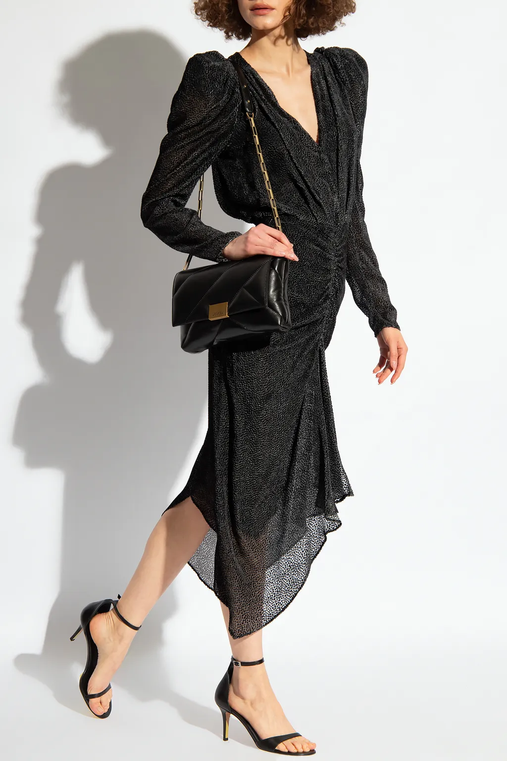Maray Velvet Silk Midi Dress