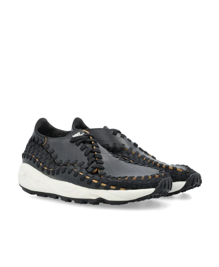 Air Footscape Woven Premium Sneakers Black Croc