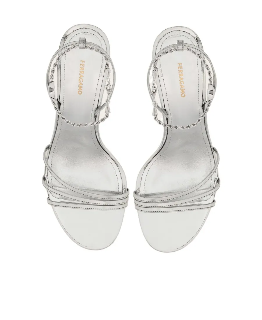 Salvatore Ferragamo Ankle Chain Sandals