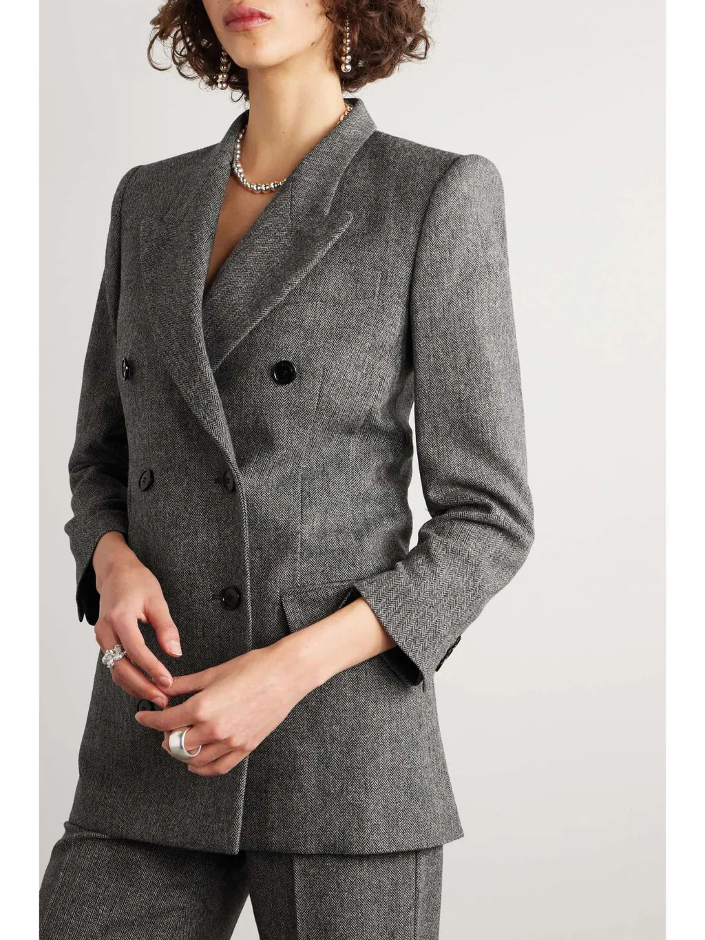 Robine Herringbone Blazer