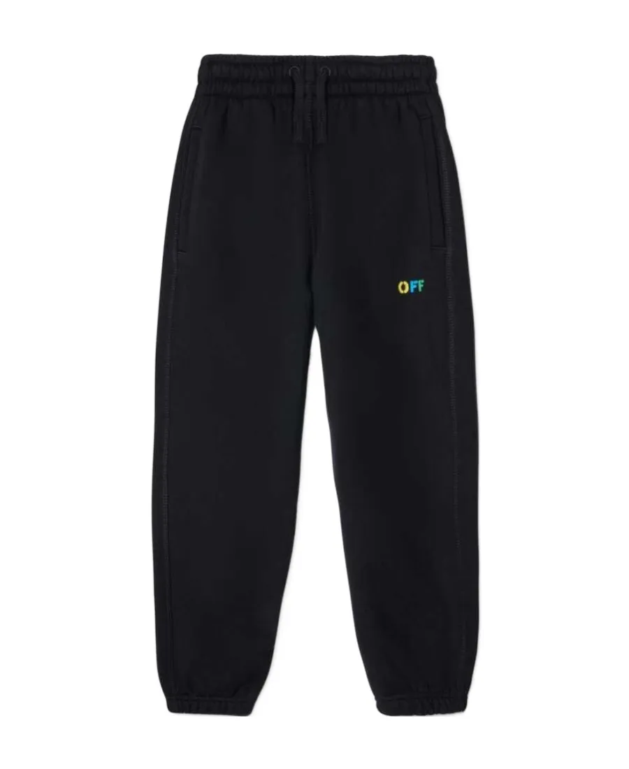 Off-White Kids Diagonal Logo Printed Track Pants