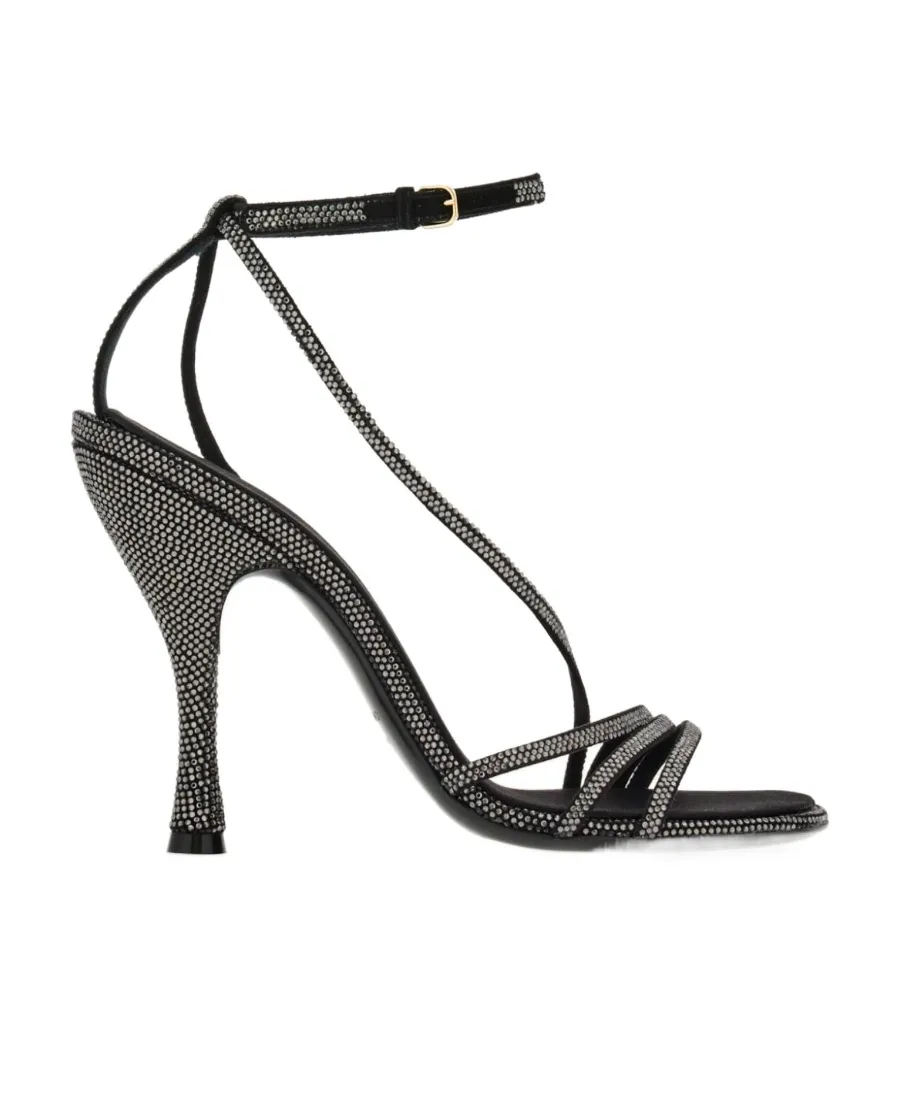 Round Head High-Heeled Sandals