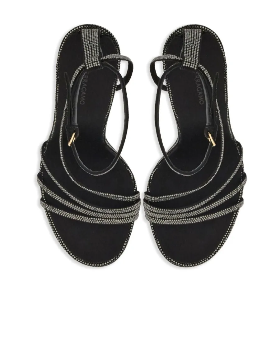 Round Head High-Heeled Sandals