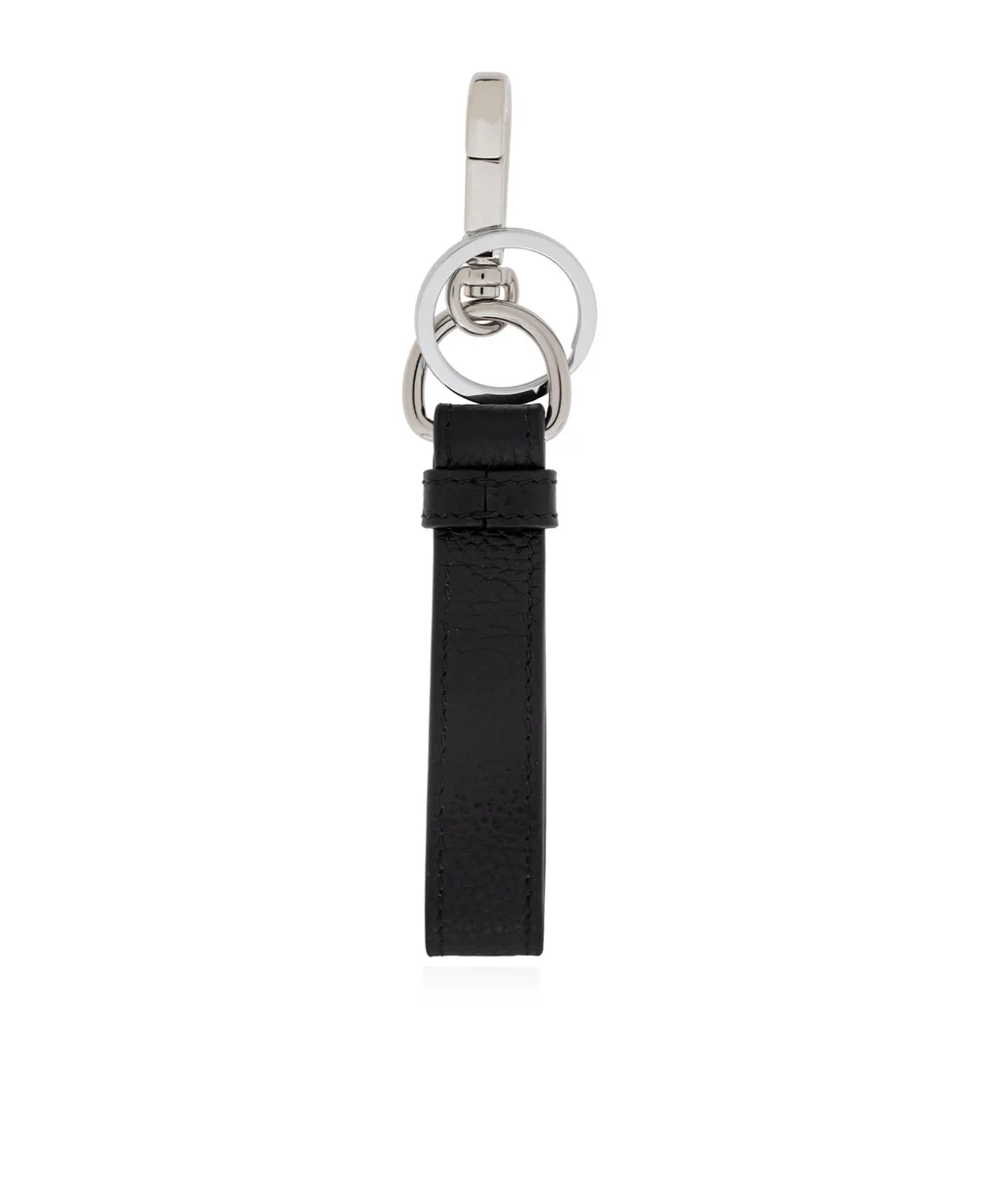 Marni Logo Embroidered Keyring