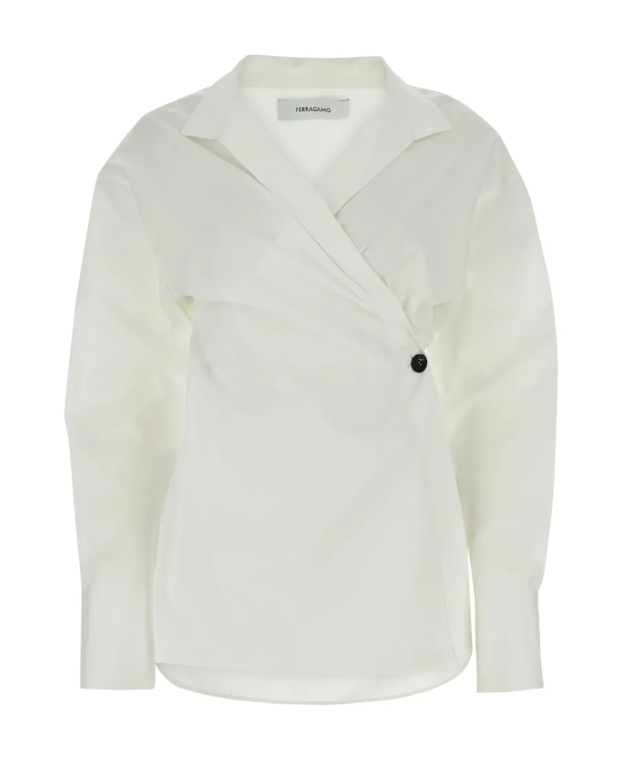 Long-Sleeved Lapel Shirt