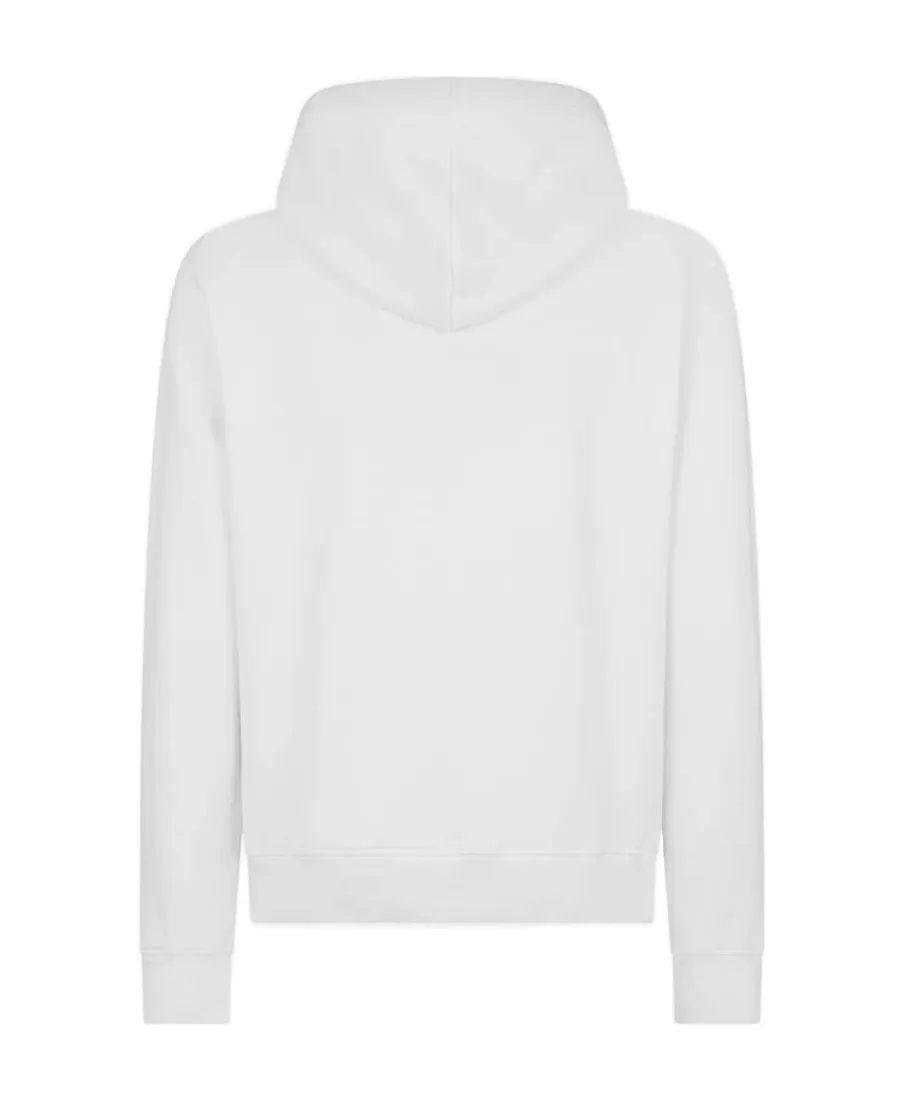 Dsquared2 Logo Embossed Drawstring Hoodie