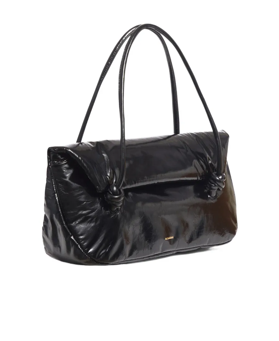 Jil Sander Logo Printed Shoulder Bag