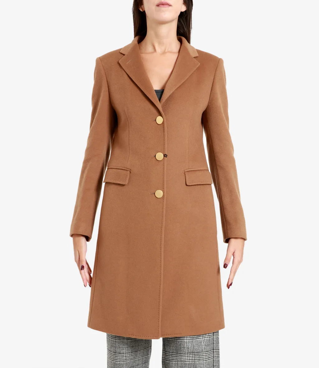 Lapel Long-Sleeved Coat