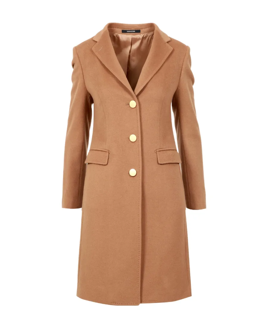 Lapel Long-Sleeved Coat